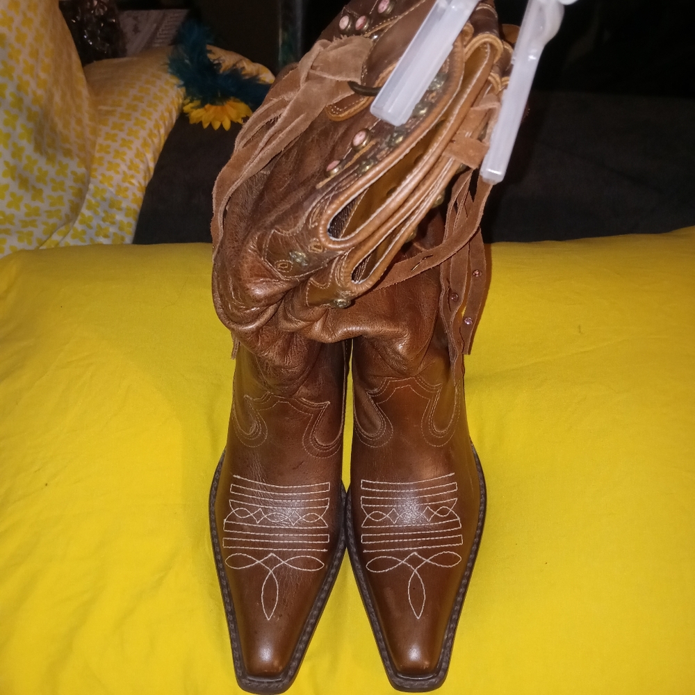 Leather Shy Ann boots